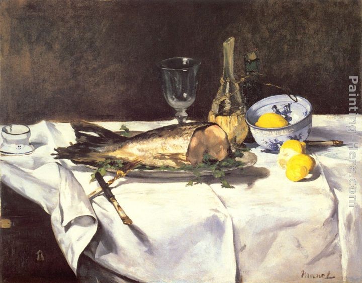 Eduard Manet The Salmon